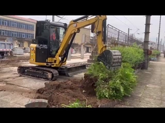 Excavadora Mini de segunda mão Cat 303 0.12m3 Balde 3600kg Peso para uso na construção