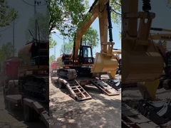 Construção CAT315 Mini Excavadora Usada 0,65m3 Balde 13990 Kg Peso