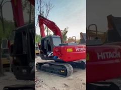 HITACHI ZX120 de segunda mão Excavadora hidráulica montada com balde de 0,52m3