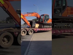 Doosan DX130 Excavadora de rastreador usada 0,53m3 13010kg Com sistema hidráulico