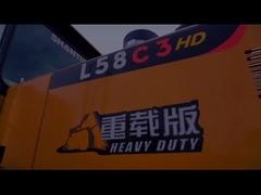 Tipo de pneu Carregador de rodas usado SHANTUI L58C3 Confiável com boa manutenção