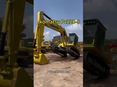 Komatsu PC220 Mini Excavadora Hidráulica Anfíbia Com Estrutura Compacta